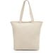 HACKNEY. Tragetasche aus 100% Baumwolle mit Verschluss (280 g/m²), Naturhell