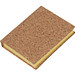 Haftnotizbuch mit Korkumschlag, natur
