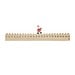 Holz-Kalender WALKING SANTA,braun