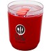 Hudson 180 ml doppelwandiger Becher aus recyceltem Kunststoff, rot
