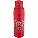 Illuminate 650 ml RCS doppelwandige Isolierflasche aus recyceltem Edelstahl, rot