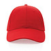 Impact 6 Panel Kappe aus 280gr rCotton mit AWARE Tracer, rot