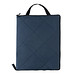 Impact Aware™ RPET faltbare, gesteppte Picknickdecke, navy blau