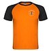 Indianapolis Sport T-Shirt für Kinder, Fluor Orange / schwarz, 16