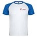 Indianapolis Sport T-Shirt für Kinder, weiß / royalblau, 16