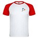 Indianapolis Sport T-Shirt für Kinder, weiß / rot, 16