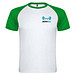 Indianapolis Sport T-Shirt für Kinder, weiß / farngrün, 8