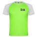 Indianapolis T-Shirt Unisex, Fluor Green / schwarz, XL