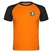Indianapolis T-Shirt Unisex, Fluor Orange / schwarz, XL
