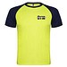 Indianapolis T-Shirt Unisex, Fluor Yellow / schwarz, 2XL
