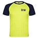 Indianapolis T-Shirt Unisex, Fluor Yellow / schwarz, XL