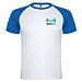 Indianapolis T-Shirt Unisex, weiß / royalblau, 2XL