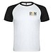 Indianapolis T-Shirt Unisex, weiß / schwarz, 2XL