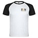 Indianapolis T-Shirt Unisex, weiß / schwarz, XL