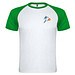 Indianapolis T-Shirt Unisex, weiß / farngrün, XL