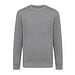 Iqoniq Etosha Lightweight Sweater aus recycelter Baumwolle, ungefärbte helles Anthrazit, M