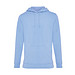 Iqoniq Jasper Hoodie aus recycelter Baumwolle, sky blue, L