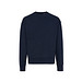 Iqoniq Kruger Relax-Rundhals-Sweater aus recycelt. Baumwolle, navy blau, L