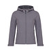 Iqoniq Makalu Damen Softshelljacke aus recyceltem Polyester, vulcano heather grey, L