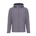 Iqoniq Makalu Herren Softshelljacke aus recyceltem Polyester, vulcano heather grey, S