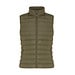 Iqoniq Meru Damen Bodywarmer aus recyceltem Polyester, khaki, XL