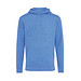 Iqoniq Torres ungefärbter Hoodie aus recycelter Baumwolle, heather blue, L