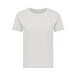 Iqoniq Yala Damen T-Shirt aus recycelter Baumwolle, ungefärbte helles Grau, L