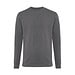 Iqoniq Zion Rundhals-Sweater aus recycelter Baumwolle, anthrazit