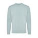 Iqoniq Zion Rundhals-Sweater aus recycelter Baumwolle, Iceberg green