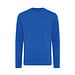 Iqoniq Zion Rundhals-Sweater aus recycelter Baumwolle, Königsblau, L