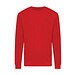 Iqoniq Zion Rundhals-Sweater aus recycelter Baumwolle, rot, L