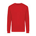 Iqoniq Zion Rundhals-Sweater aus recycelter Baumwolle, rot, XS