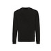 Iqoniq Zion Rundhals-Sweater aus recycelter Baumwolle, schwarz, M