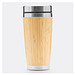 Isolierbecher BAMBOO DRINK,braun, silber