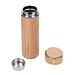 Isolierkanne BAMBOO HOT, braun, silber