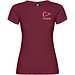 Jamaika T-Shirt für Damen, Garnet, M