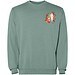 Jaya Pullover mit Rundhalsausschnitt Unisex, dunkelgrün, L