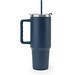 JOYNER XL. Grosser Reisebecher aus Edelstahl (91 % recycelt) mit vakuumisolierter Doppelwand und matter Oberfläche 1300 ml, Dunkelblau