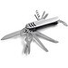 KAPRUN. Multifunktions-Taschenmesser aus Edelstahl und Metall, Satinsilber