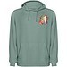 Kenia Kapuzenpullover Unisex, dunkelgrün, XL