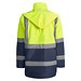Kombinierter, gesteppter Parka Merak mit High Visibility, XXL, navy/fluor yellow