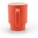 KUERTEN. Keramikbecher mit matter Oberfläche 330 ml, Rot