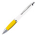 LANCE® Kugelschreiber Milano, blaue Mine, weiß/gelb