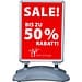 Kundenstopper Outdoor, bunt