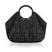 loopbag hobo, bouclé black