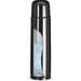 LUKA. Thermosflasche aus Edelstahl mit 500 ml Fassungsvermögen, Schwarz