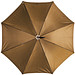 Luxuriöser Regenschirm mit doppelter Bespannung aus Polyester, braun