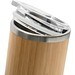 LYCKA. Becher aus Bambus und Edelstahl, 350 ml, Natur