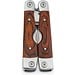MAGNUM. Multifunktionswerkzeugset aus Edelstahl mit Holzdetails, Natur - dunkel