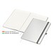 Geiger-Notes Match-Book green+blue Notizbuch A4 Cover-Star Recycling-Matt, inkl. Druck auf Einband, silbergrau